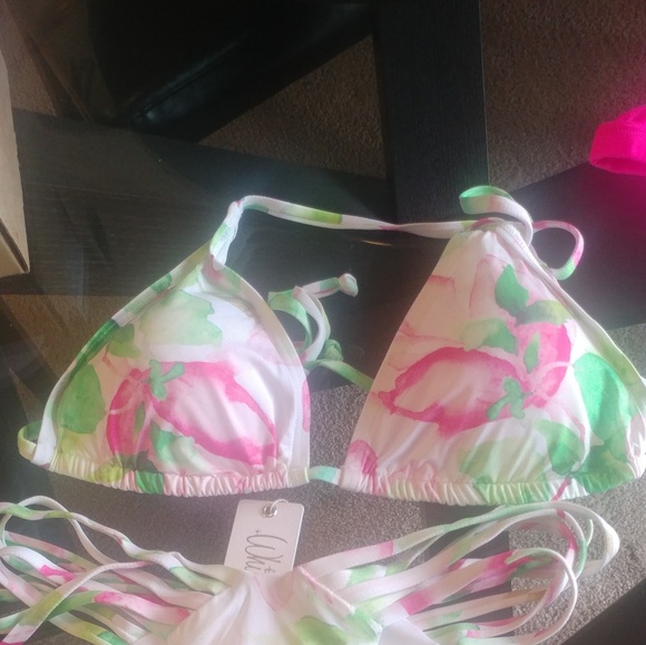 White Sands Swim Bikini Set Medium top & S bottom - Picture 7 of 7